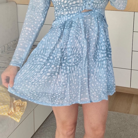 Tallow Small Blue Mini Dress - Picture 4 of 7